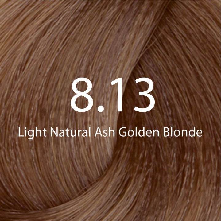 EaziColor Tube 8.13 Light Natural Ash Golden Blonde 60ml - YehChez.pk