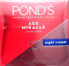 POND'S Age Miracle night cream product box, pink/red with front label