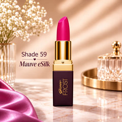 Lipstick in pink-mauve shade, Shade 59 Mauve eSilk, gold cap