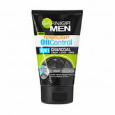 Garnier Men charcoal oil control face wash tube with flip-cap base