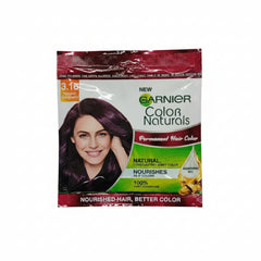 Hair color box, Garnier Color Naturals 3.16 Natural Burgundy packaging front view