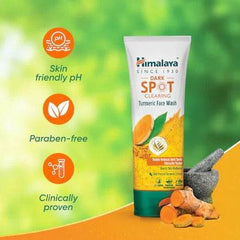 Himalaya Face Wash Dark Spot Clearing Turmeric 100ml - YehChez.pk