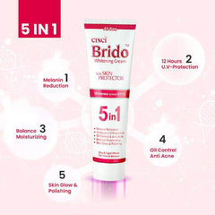 Brido 5 in 1 Whitening Cream Best Whitening Cream - YehChez.pk