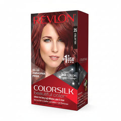 Revlon Colorsilk permanent hair color, shade 35, 40 ml box, ammonia-free