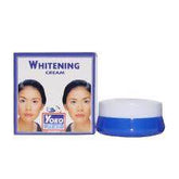 Yoko Whitening Cream jar with blue base and white lid