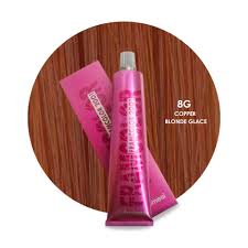 Framesi hair color tube in Copper Blonde, pink 8G label, 60 ml