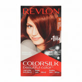 Revlon ColorSilk hair color box with model portrait, shade 31