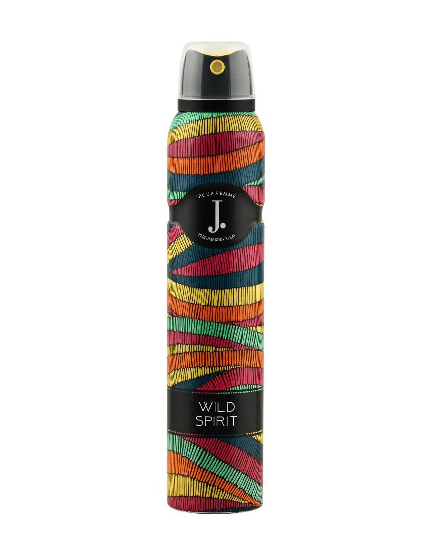 J. Body Spray Wild Spirit 200ml - YehChez.pk