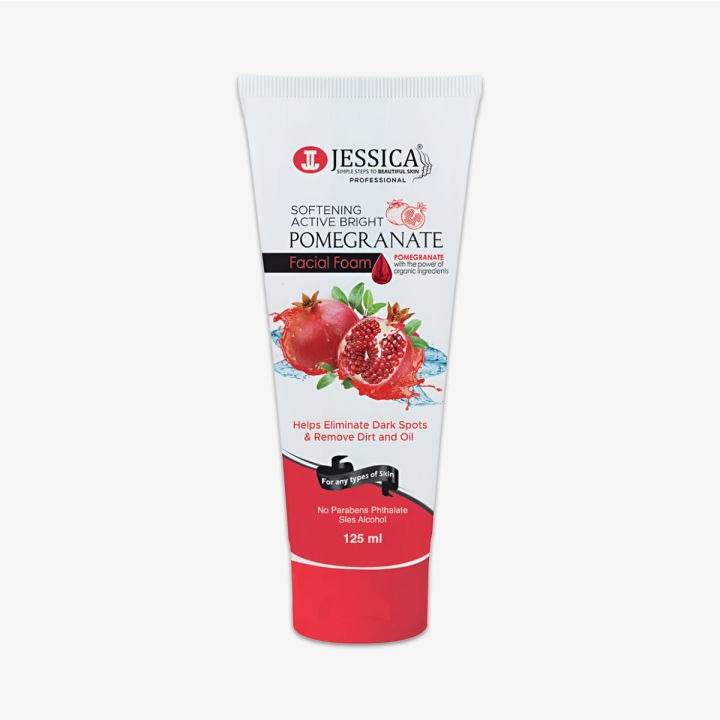 Jessica Face Wash Pomegranate Facial Foam 125ml - YehChez.pk
