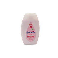 Baby lotion bottle back, pale pink bottle, 100ml information panel