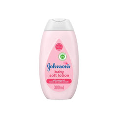 Pink baby soft lotion bottle with cap, 300 ml