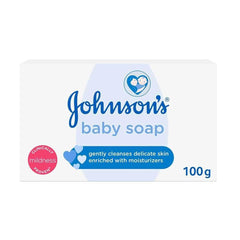 Johnsons baby soap box, 100 g, gentle cleansing and moisturizers