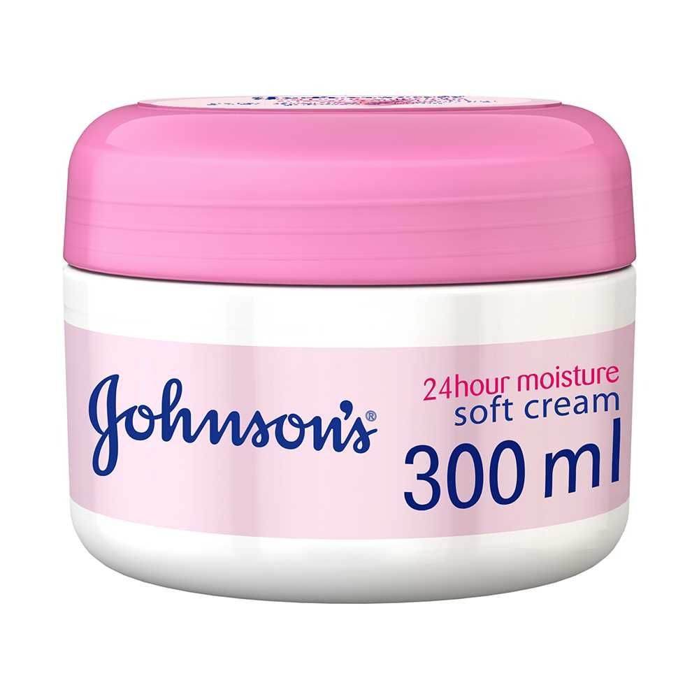 Johnsons Soft Cream 300ml 24k Moisture - YehChez.pk