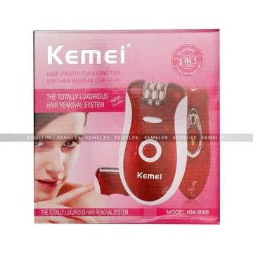 Kemai Epilator & Lady Shaver 3 in 1 KM-3068 - YehChez.pk