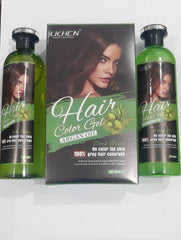 Lichen Hair Color Gel Dark Brown 1000ml - YehChez.pk