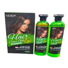 Lichen Hair Color Gel Dark Brown 1000ml - YehChez.pk