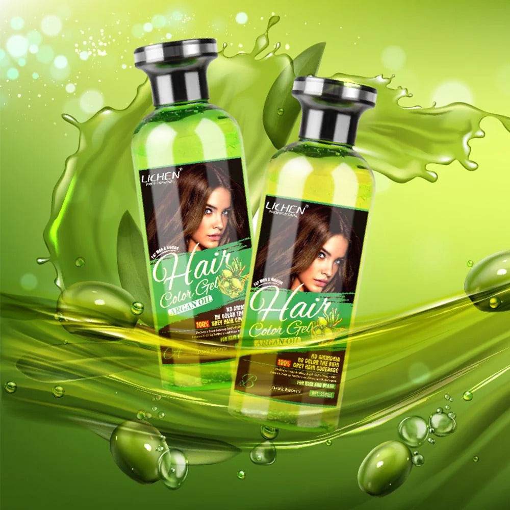 Lichen Gel Dark Brown 250ml*2 - YehChez.pk