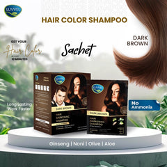 Luvvel Dark Brown Sachet (01 Pcs) - YehChez.pk