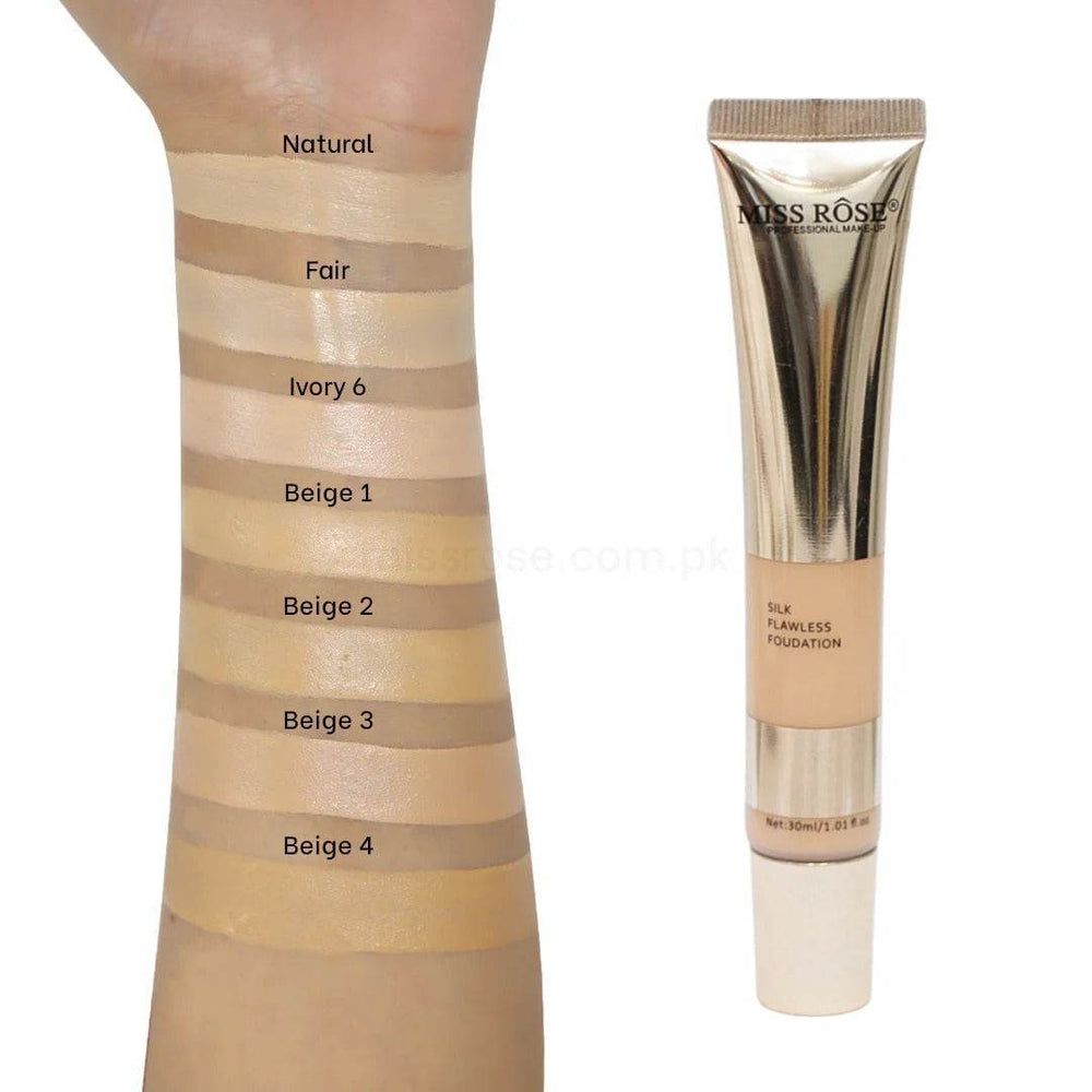 Miss Rose Silk Foundation Natural - YehChez.pk