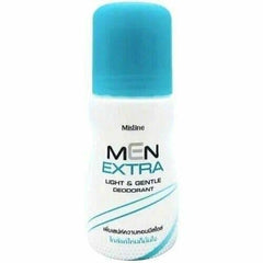 Mistine Men Extra roll-on deodorant, light gel, blue cap, 35ml