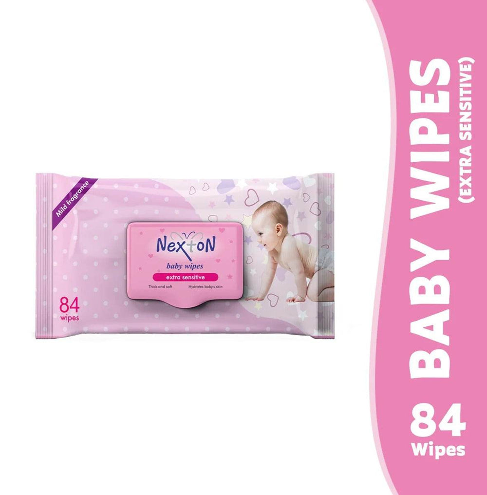 Nexton Baby Wipes 84 Pcs - YehChez.pk