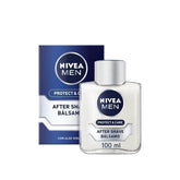 After shave balm bottle with screw cap and NIVEA MEN Protect & Care box, 100 ml