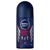NIVEA MEN Dry Impact anti-perspirant roll-on, 50 ml bottle with navy cap