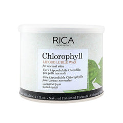 Rica chlorophyll liposoluble wax pot with front label, 400 ml