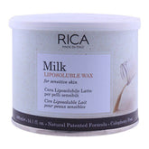 Rica milk liposoluble wax tub, light purple label, 400 ml