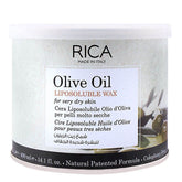 RICA Olive Oil liposoluble wax jar, 400 ml, for very dry skin