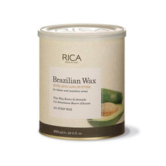 Rica Brazilian wax tub with avocado butter for bikini and sensitive areas, 800 ml