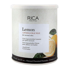 Liposoluble lemon wax for normal skin, plastic jar with lid, RICA label