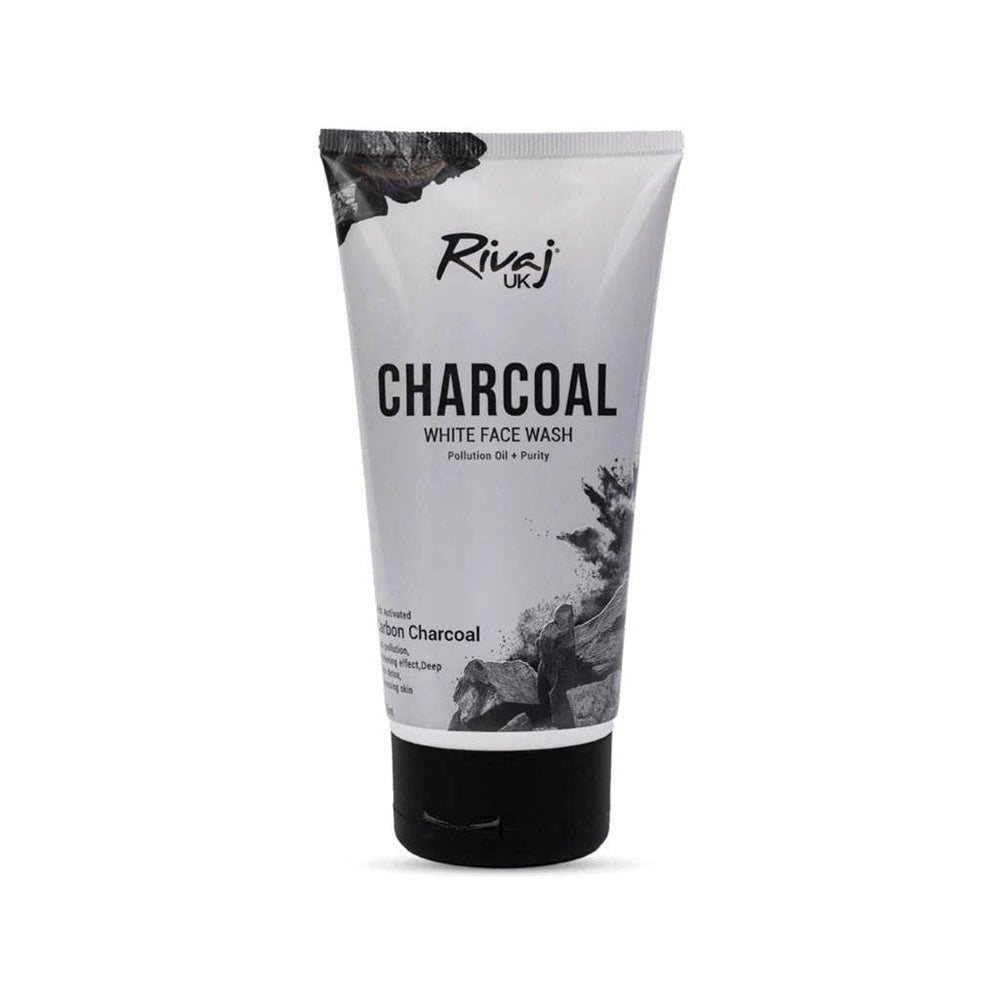Rivaj Face Wash Charcoal White Face Wash 100ml - YehChez.pk