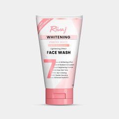 Rivaj Face Wash Whitening Pinkish White 100ml - YehChez.pk