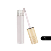 Rivaj Transparet lip gloss with clear tube and doe-foot applicator, pale pink gloss