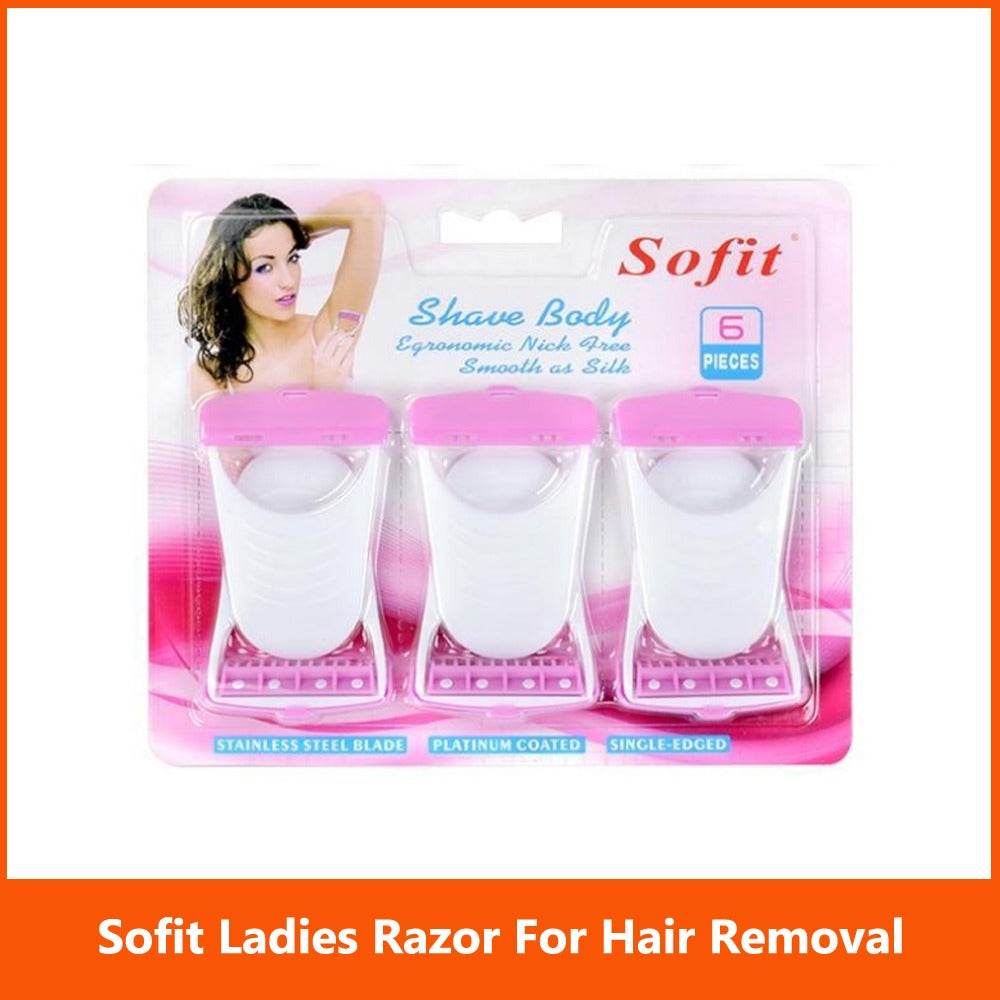 Sofit Shave Body Disposable Safety Razor For Women 6 Pcs - YehChez.pk