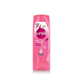 Sunsilk Thick & Long conditioner bottle, 180 ml, pink with flip-top cap