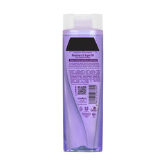 Sunsilk shampoo bottle back label with rosemary & argan oil, 380 ml