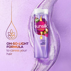 Sunsilk shampoo bottle with rosemary & argan oil, 380 ml, front view