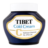 Tibet Cold Cream 60 ml jar with dark blue bottle, white cap, front label