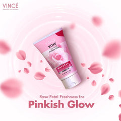 Vince Face Wash Rose Pinkish Glow 120ml - YehChez.pk