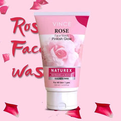 Vince Face Wash Rose Pinkish Glow 120ml - YehChez.pk