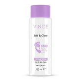 VINCE hand and foot whitening lotion bottle, purple cap, white 160 ml