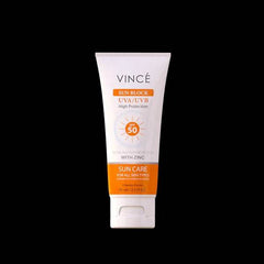 VINCE Sun block sunscreen tube SPF 50 with zinc, 75 ml