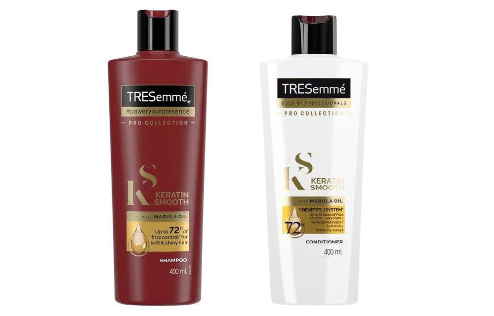 Tresemme Keratin Smooth with Marula Oil Conditioner & Shampoo 400ml (Imported) - YehChez.pk