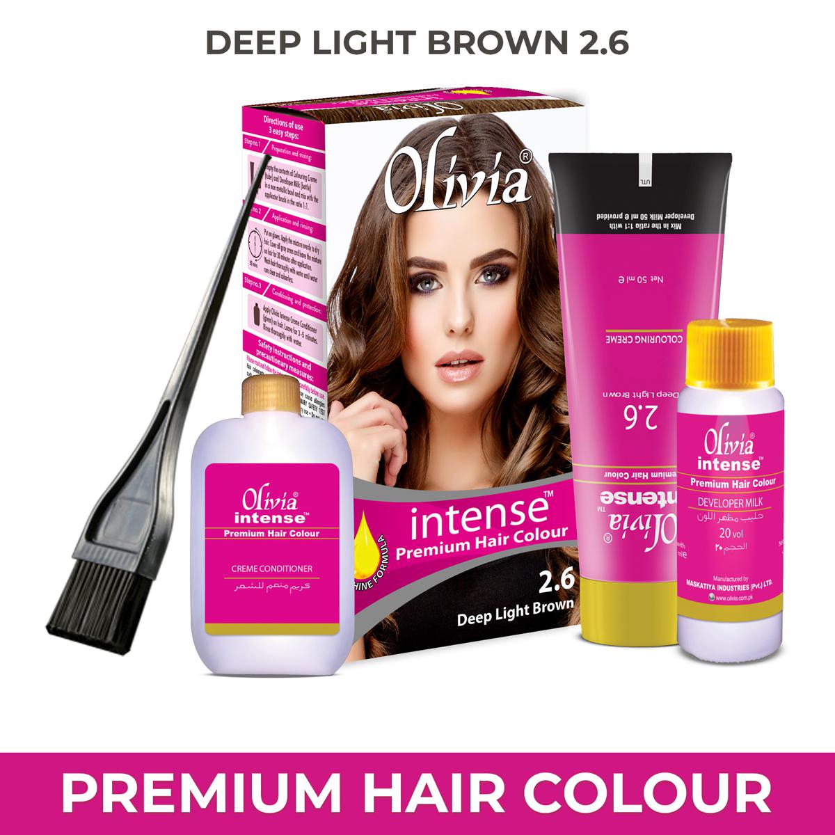 Olivia Color Box 2.6 Deep Light Brown