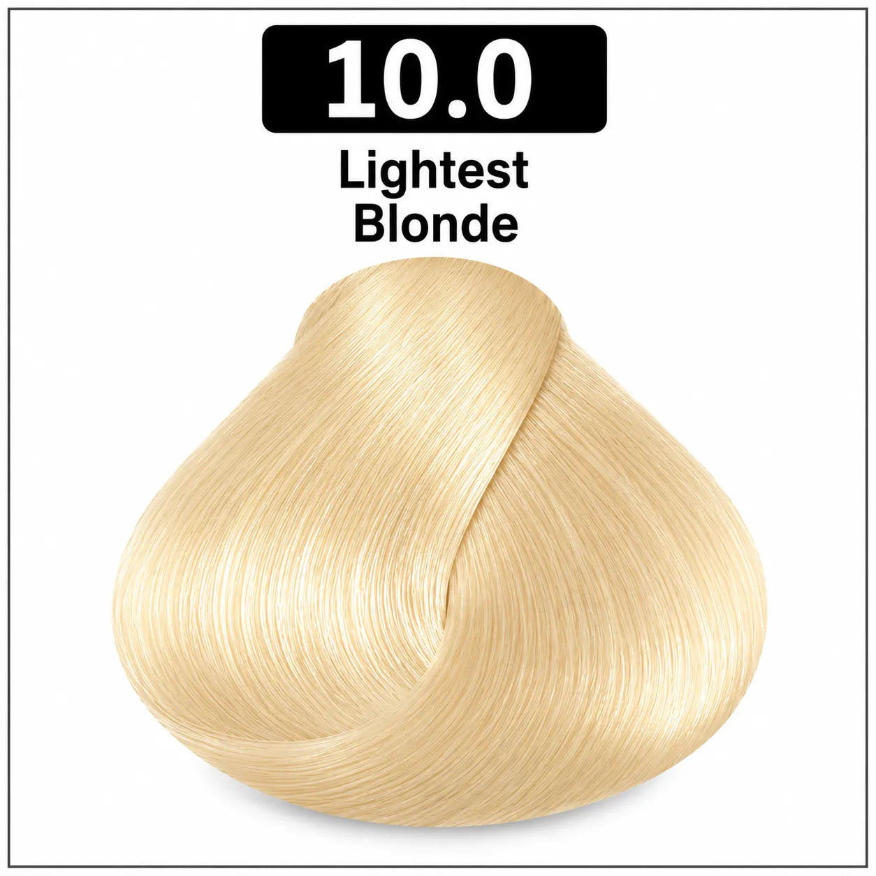 Bremod hair color 100ml shade 10.0 lightest blonde hair dye swatch
