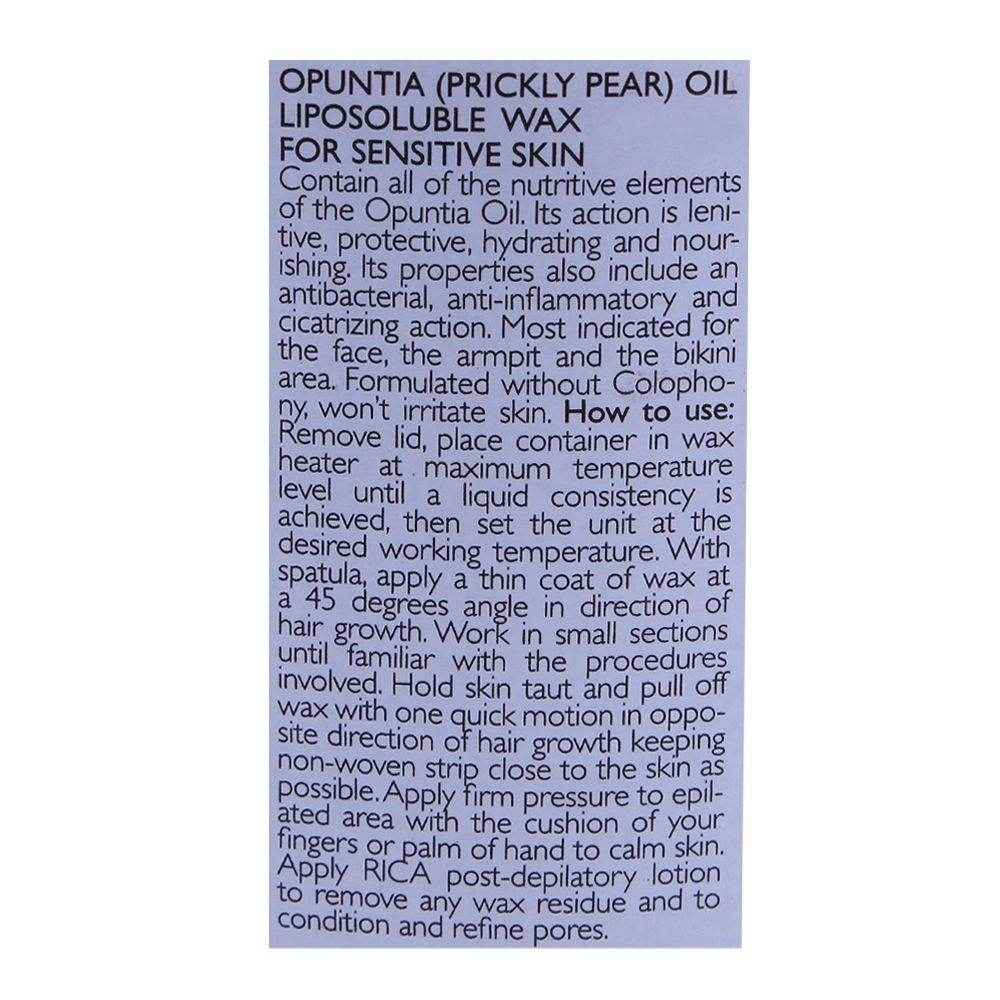 Rica Opuntia Oil Sensitive Skin Liposoluble Wax 400ml - YehChez.pk