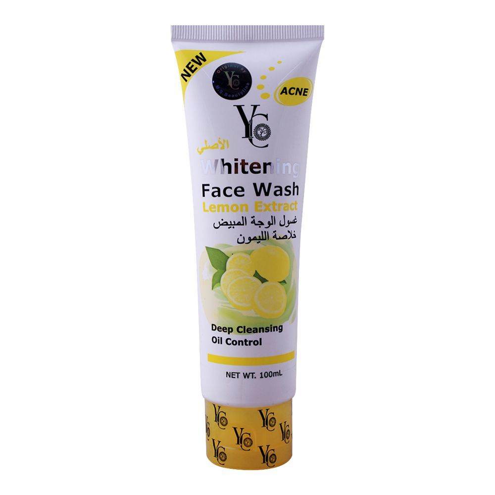 Yc Whitening Face Wash, With Lemon Extract, 100ml - YehChez.pk