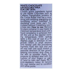Rica White Chocolate Liposoluble Wax For Dry Skin 800ml - YehChez.pk